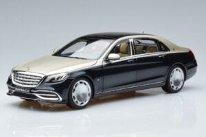 Mercedes Maybach S650 X222 Silver Blue Norev 1:18 B66960615 Diecast