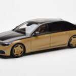 Mercedes Maybach S680 W223 Obsidian Black Sand Almost Real 1:18 820124 Diecast