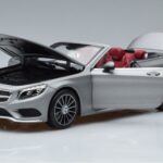 Mercedes S-Class A217 Cabriolet Gray Norev 1:18 B66960355 Diecast - image 2 of 8