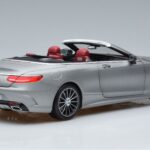 Mercedes S-Class A217 Cabriolet Gray Norev 1:18 B66960355 Diecast - image 3 of 8
