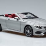 Mercedes S-Class A217 Cabriolet Gray Norev 1:18 B66960355 Diecast - image 6 of 8