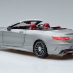 Mercedes S-Class A217 Cabriolet Gray Norev 1:18 B66960355 Diecast - image 7 of 8
