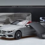 Mercedes S-Class A217 Cabriolet Gray Norev 1:18 B66960355 Diecast - image 8 of 8