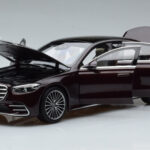 Mercedes S-Class W223 AMG Line Red Norev 1:18 183804 Diecast - image 2 of 8