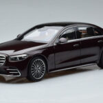 Mercedes S-Class W223 AMG Line Red Norev 1:18 183804 Diecast