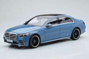 Mercedes S-Class W223 Vintage Blue Norev 1:18 B66960828 Diecast