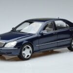 Mercedes S55 AMG W220 Blue Norev 1:18 183817 Diecast