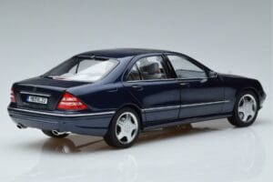 Mercedes S55 AMG W220 Blue Norev 1:18 183817 Diecast - image 3 of 7