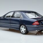 Mercedes S55 AMG W220 Blue Norev 1:18 183817 Diecast - image 6 of 7