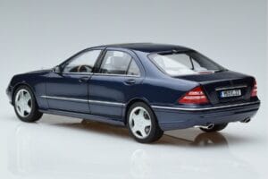 Mercedes S55 AMG W220 Blue Norev 1:18 183817 Diecast - image 6 of 7