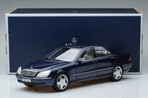Mercedes S55 AMG W220 Blue Norev 1:18 183817 Diecast - image 7 of 7