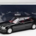 Mercedes S600 W140 Black Norev 1:18 183722 Diecast - image 8 of 8