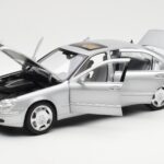 Mercedes S600 W220 Silver Metallic Norev 1:18 183810 Diecast - image 2 of 8
