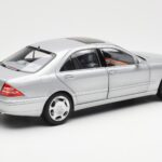 Mercedes S600 W220 Silver Metallic Norev 1:18 183810 Diecast - image 3 of 8