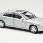 Mercedes S600 W220 Silver Metallic Norev 1:18 183810 Diecast - image 6 of 8