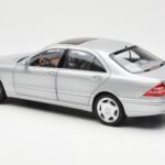 Mercedes S600 W220 Silver Metallic Norev 1:18 183810 Diecast - image 7 of 8