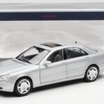 Mercedes S600 W220 Silver Metallic Norev 1:18 183810 Diecast - image 8 of 8