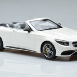 Mercedes AMG S63 A217 Cabriolet Diamond White GT Spirit 1:18 B66965712 Resin - image 4 of 6