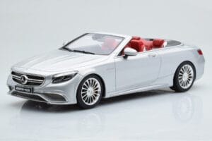 Mercedes AMG S65 A217 Cabriolet Silver GT Spirit 1:18 GT764 Resin