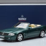 Mercedes SL500 R129 Green Metallic Norev 1:18 183753 Diecast - image 8 of 8