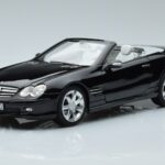 Mercedes SL500 R230 Black Norev 1:18 183840 Diecast