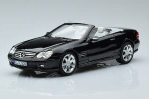Mercedes SL500 R230 Black Norev 1:18 183840 Diecast