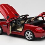 Mercedes SLK R172 Designo Zircon Red Minichamps 1:18 B66960513 Diecast - image 5 of 8