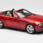 Mercedes SLK R172 Designo Zircon Red Minichamps 1:18 B66960513 Diecast - image 6 of 8