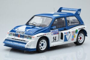 MG Metro 6R4 #14 D. Llewellin / P. Short RAC Rally 1986 IXO 1:18 18RMC068C Diecast
