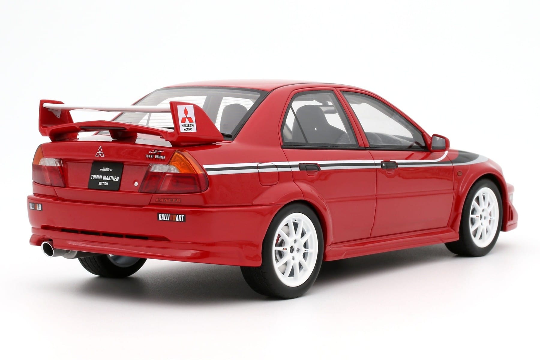 Mitsubishi Lancer Evolution VI CP9A Tommi Makinen Edition Red Otto 1:18 OT422 Resin - image 2 of 5