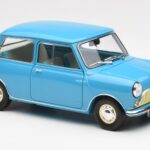 Morris Mini Minor Blue Kyosho 1:18 08964BL Diecast - image 6 of 8