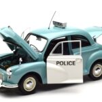 Morris Minor Police Blue & White Minichamps 1:18 150137090 Diecast - image 2 of 8