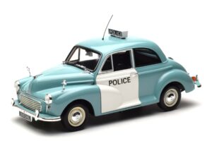 Morris Minor Police Blue & White Minichamps 1:18 150137090 Diecast