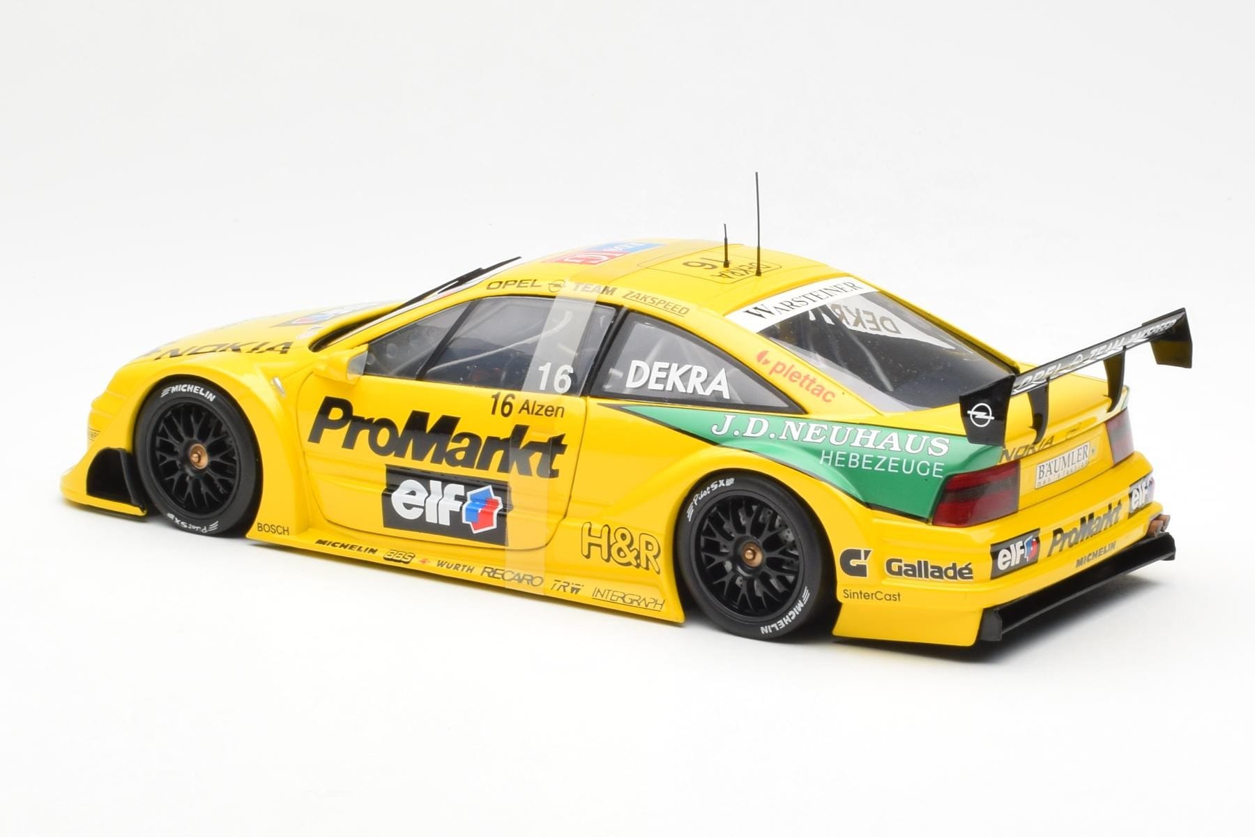 Opel Calibra #16 U. Alzen ITC 1996 UT Models 1:18 180964216 Diecast - image 5 of 6