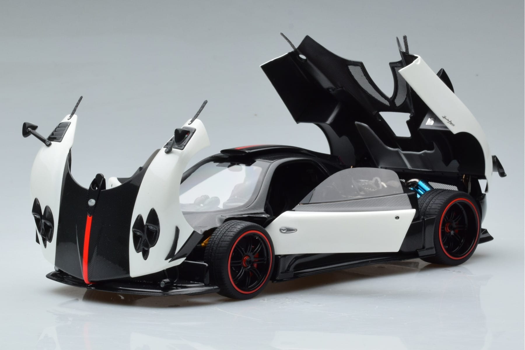 Pagani Zonda Cinque White Benny Almost Real 1:18 850601001 Diecast - image 2 of 12