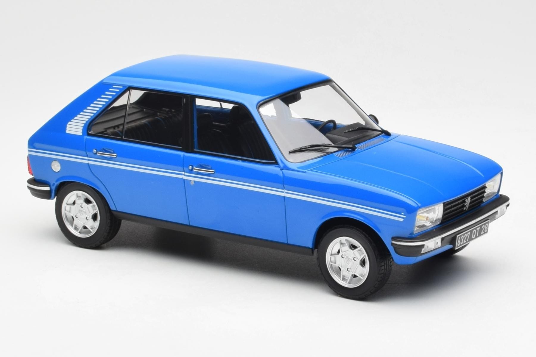 Peugeot 104 S Ibis Blue Norev 1:18 184903 Diecast - image 4 of 6