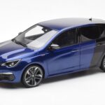 Peugeot 308 GTI Magnetic Blue Black Otto 1:18 OT922 Resin
