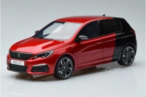 Peugeot 308 T9 GTI Red Otto 1:18 OT368 Resin