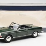 Peugeot 404 Cabriolet Antique Green Limited Edition Norev 1:18 184829 Diecast - image 8 of 8