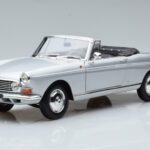 Peugeot 404 Cabriolet Silver Norev 1:18 184835 Diecast
