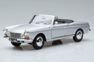 Peugeot 404 Cabriolet Silver Norev 1:18 184835 Diecast