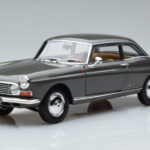 Peugeot 404 Coupe Graphite Gray Norev 1:18 184834 Diecast