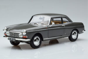 Peugeot 404 Coupe Graphite Gray Norev 1:18 184834 Diecast