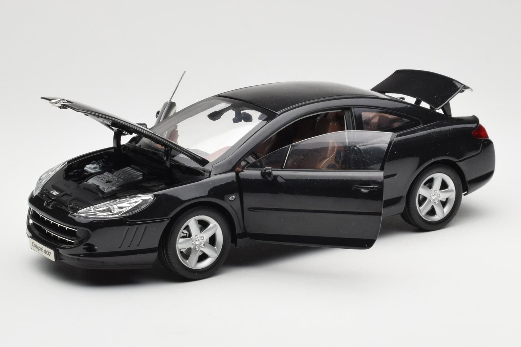 Peugeot 407 Coupe Black Norev 1:18 184752 Diecast - image 2 of 8