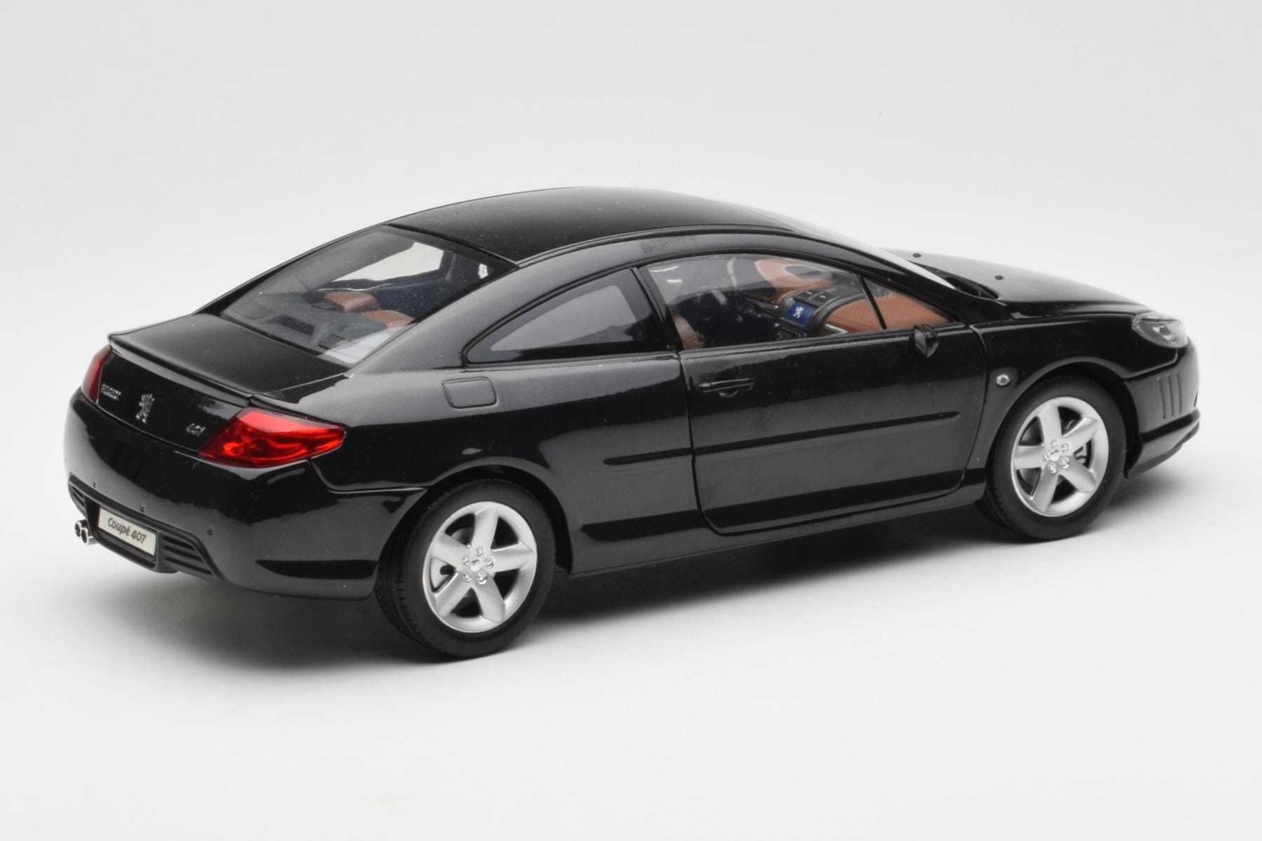 Peugeot 407 Coupe Black Norev 1:18 184752 Diecast - image 3 of 8