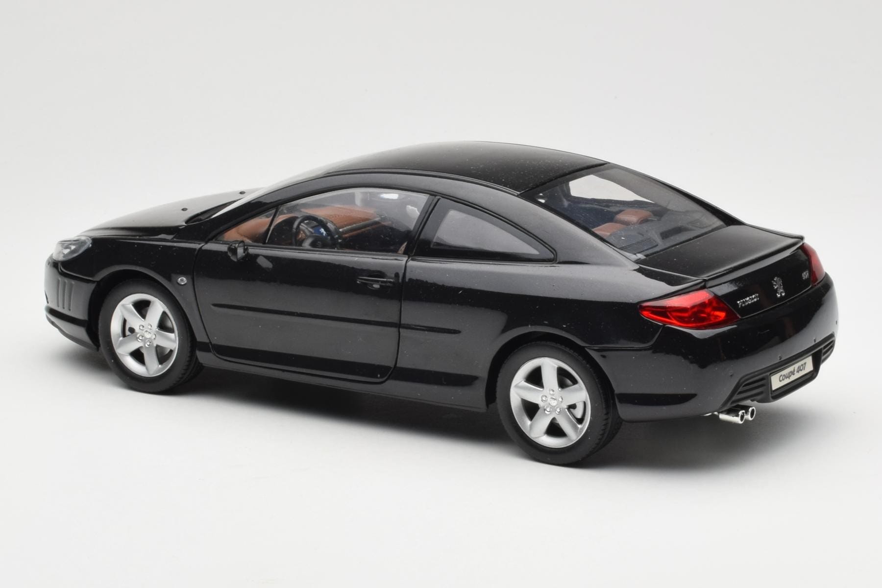 Peugeot 407 Coupe Black Norev 1:18 184752 Diecast - image 7 of 8