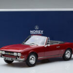 Peugeot 504 Cabriolet Red Norev 1:18 184818 Diecast - image 8 of 8