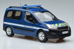 Peugeot Partner Gendarmerie Norev 1:18 184895 Diecast - image 4 of 6