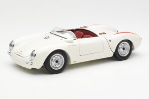Porsche 550 Spyder 70 Years Edition White Schuco 1:18 450033300 Diecast