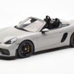 Porsche 718 Spyder Crayon Grey GT Spirit 1:18 GT436 Resin